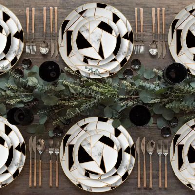 Brett custom wedding dinnerware