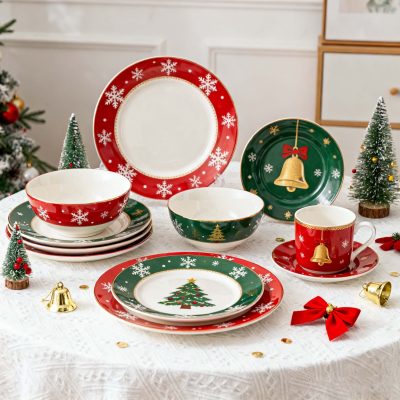 Custom Christmas dinnerware
