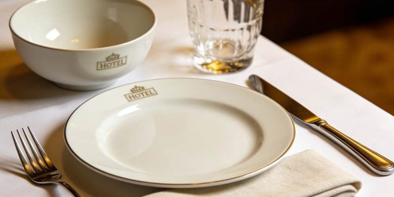 Hotel Room Service Tableware