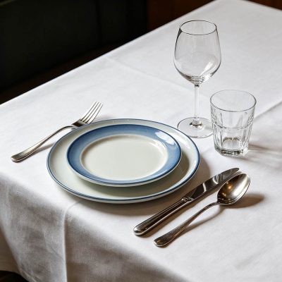 Match Dinnerware, Flatware, and Glassware for Restaurant