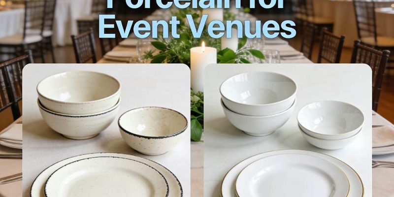 Stoneware vs. Porcelain for Event Venues