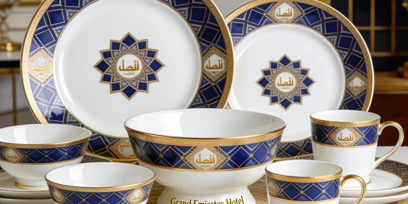 UAE hotel dinnerware