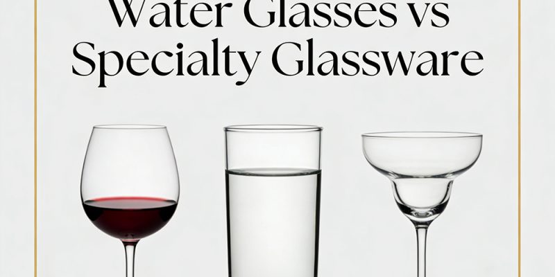 Wine Glasses vs Water Glasses vs Specialty Glassware