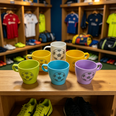 New Product Launch: Stone-Like Porcelain Football Collection Cup