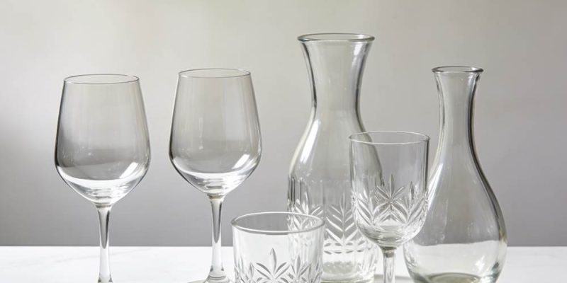 commercial glassware selection