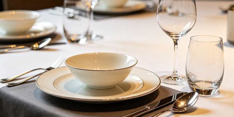 hotel opening tableware check list